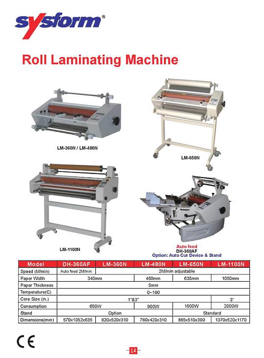 Roll Paper Laminating Machine